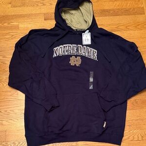 XL Notre Dame Navy Hoodie Officially Licensed purchased from campus bookstore